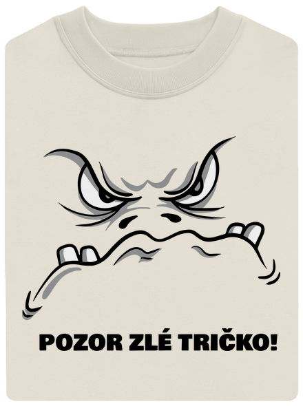 unisex mikina bez kapuce