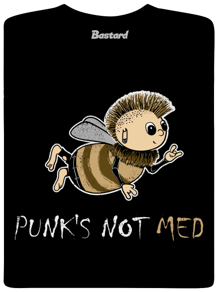 Punks Not Med pánské tričko Black