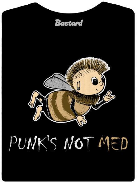 Punks Not Med dámské tričko Black