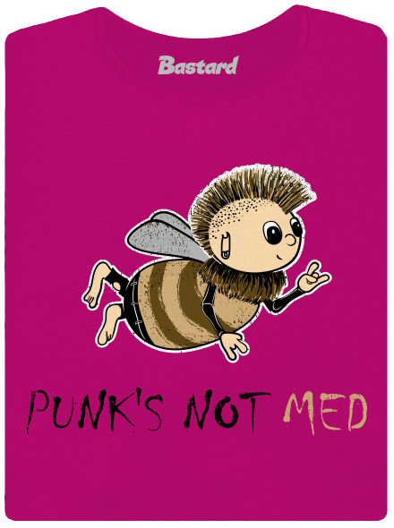Punks Not Med dámské tričko Fuchsia Red