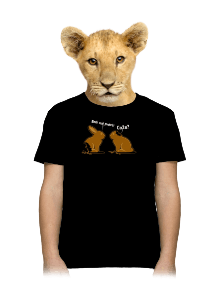 Bolí mě prdel dětské tričko Black