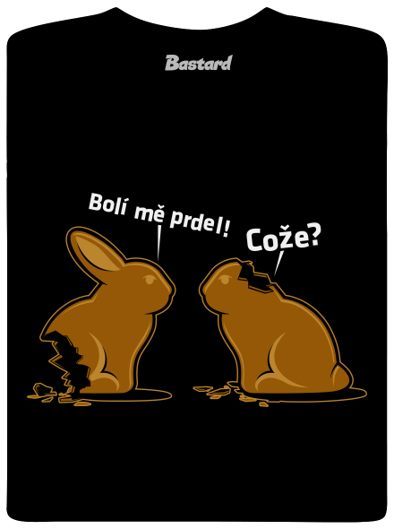 Bolí mě prdel dětské tričko Black