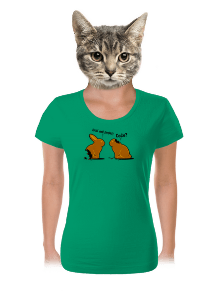 Bolí mě prdel dámské tričko Kelly Green Mal