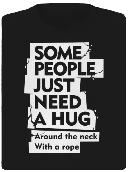 Hug around the neck