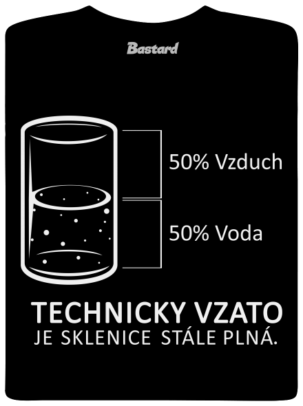 Poloprázdná sklenice