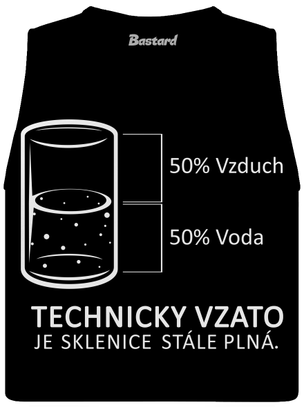 Poloprázdná sklenice