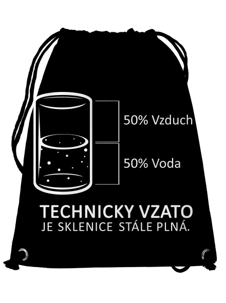 Poloprázdná sklenice