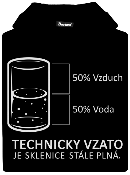 Poloprázdná sklenice