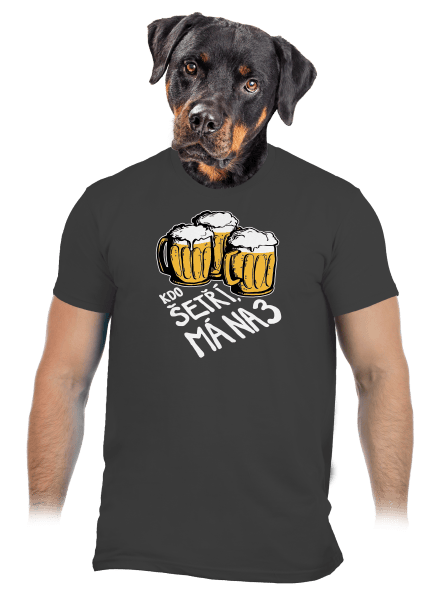 Kdo šetří, má na tři pánské tričko Dark Grey