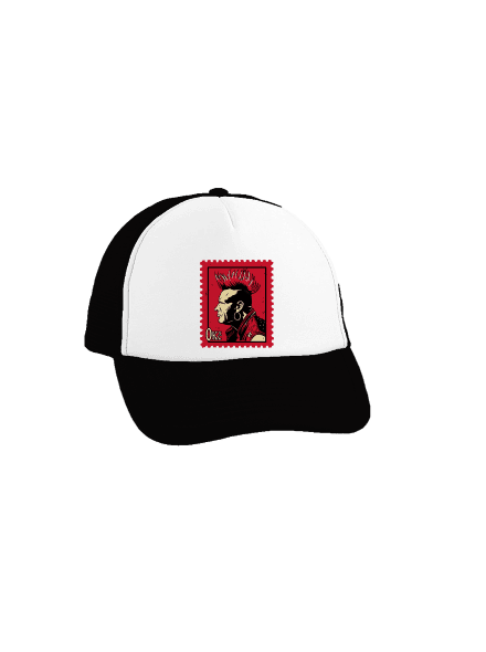 Známka punku kšiltovka Black cap