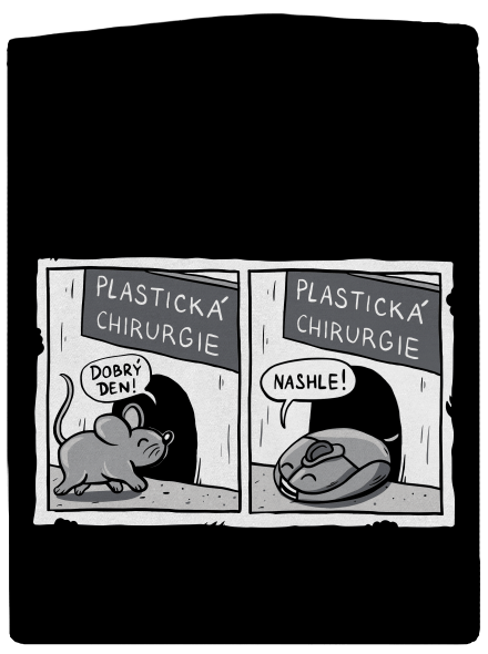 Myš na plastice