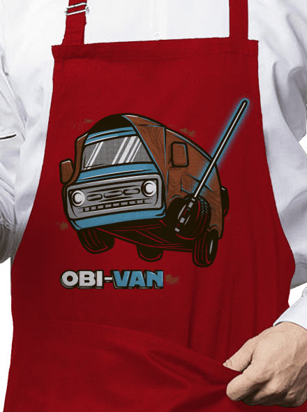 Obi-Van zástěra Red