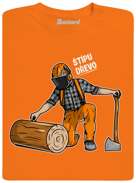 Dřevorubec pánské tričko Orange