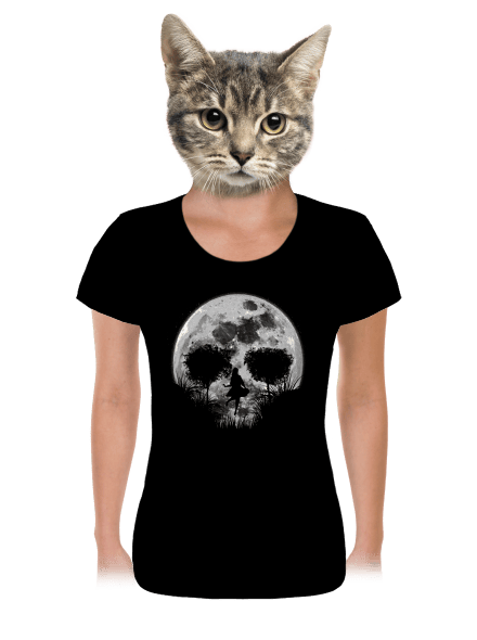 Smrtící úplněk dámské tričko Black