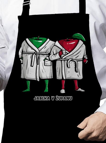 Jablka v županu