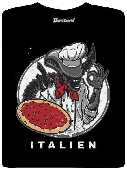 Italien pánské tričko Black