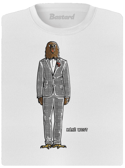 Káně West v saku