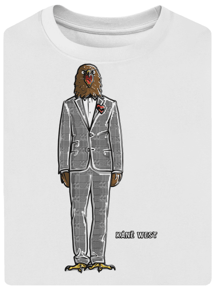 Káně West v saku