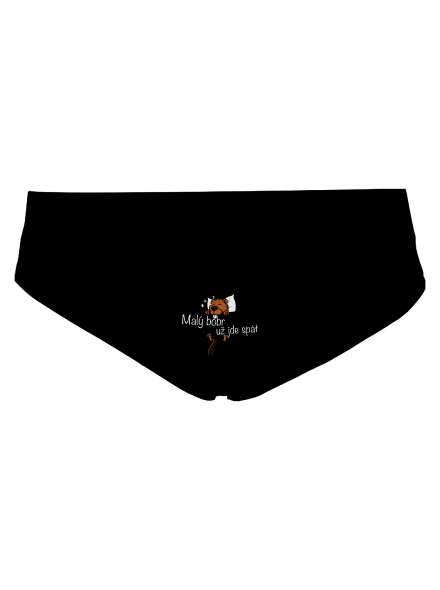 Malý bobr dámské kalhotky Black