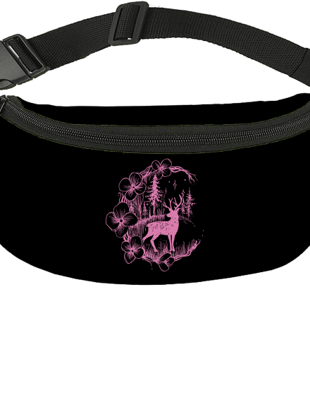 Jelen v květu růžový