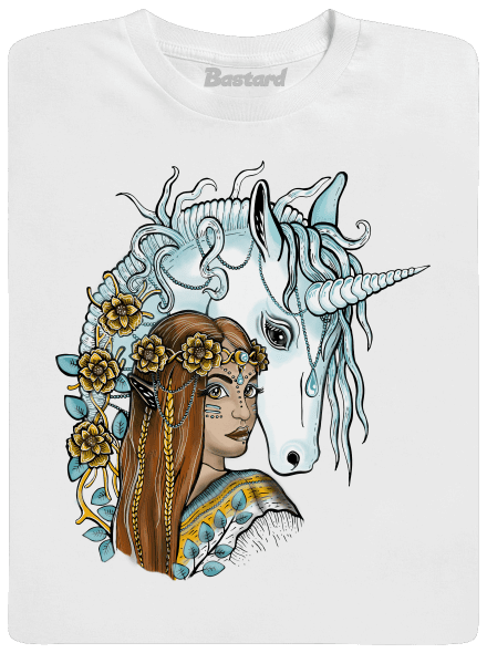 Elfka s jednorožcem