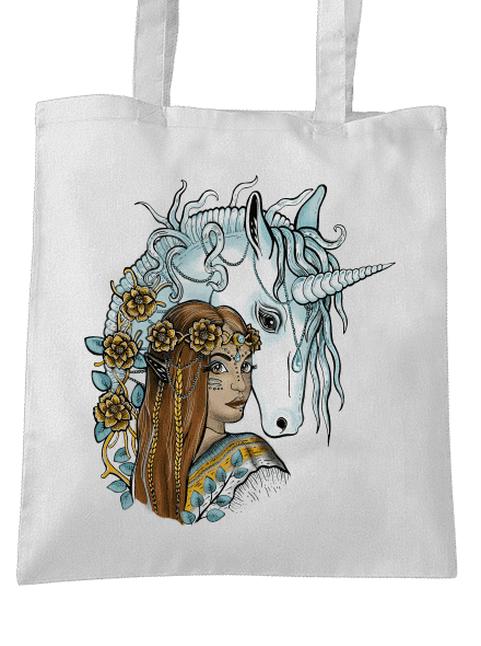 Elfka s jednorožcem