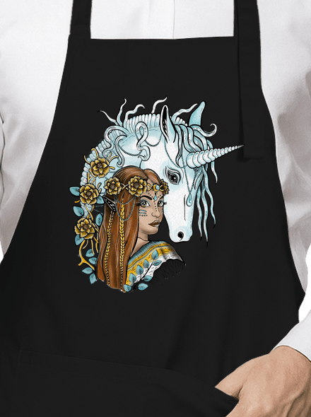 Elfka s jednorožcem