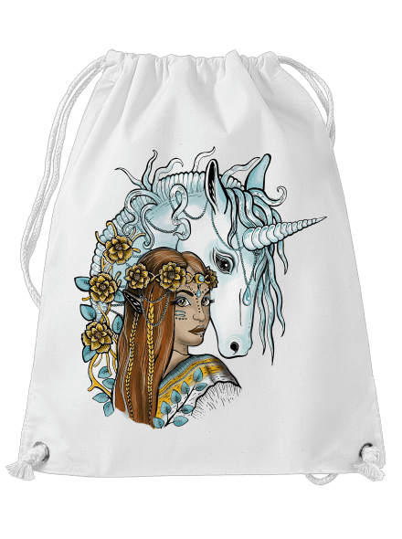 Elfka s jednorožcem