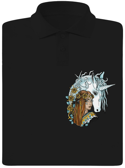 Elfka s jednorožcem