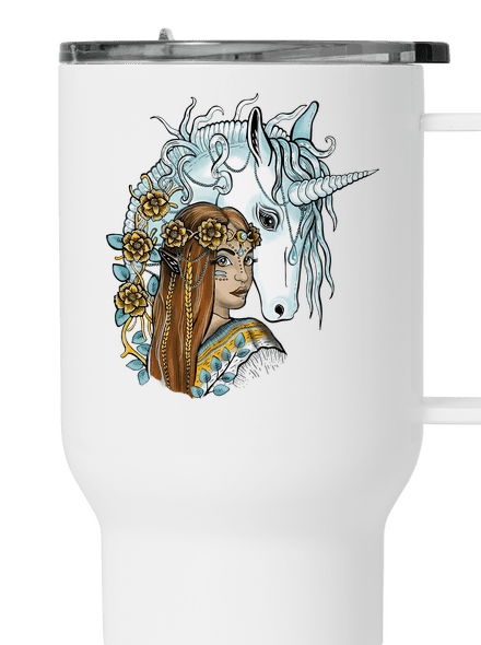 Elfka s jednorožcem