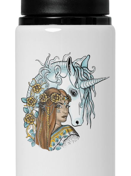 Elfka s jednorožcem