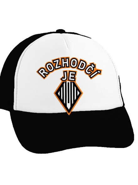 Rozhodčí kšiltovka  Black cap