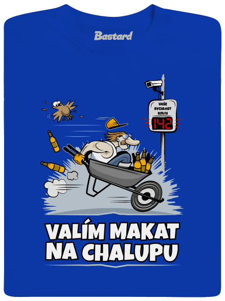 Valím na chalupu pánské tričko Royal Blue