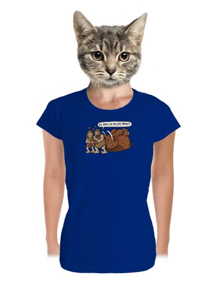 Ve dvou se to lépe táhne dámské tričko premium Royal Blue Mal