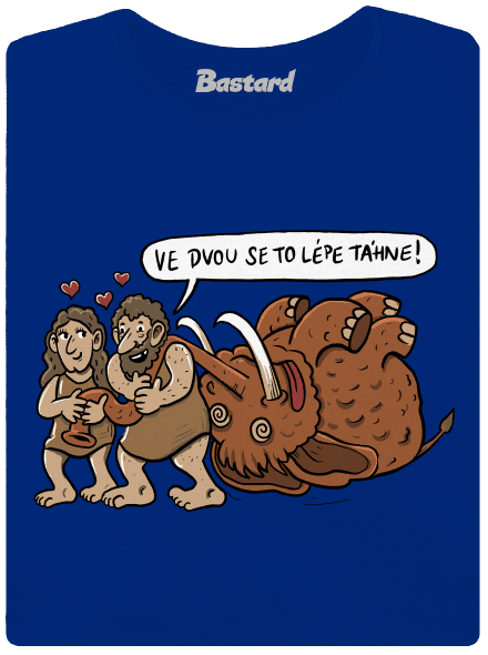 Ve dvou se to lépe táhne dámské tričko premium Royal Blue Mal