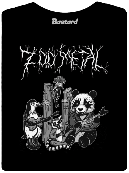 ZOO metal dámské tričko  Black