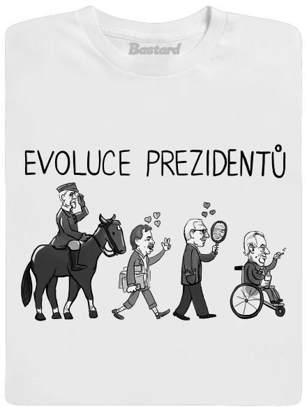 Evoluce prezidentů dětské tričko White