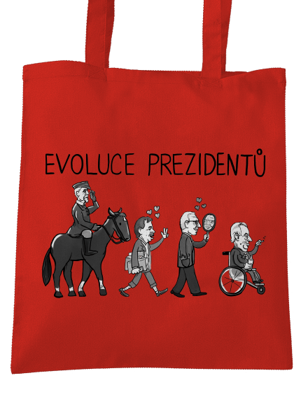 Evoluce prezidentů taška Bright Red