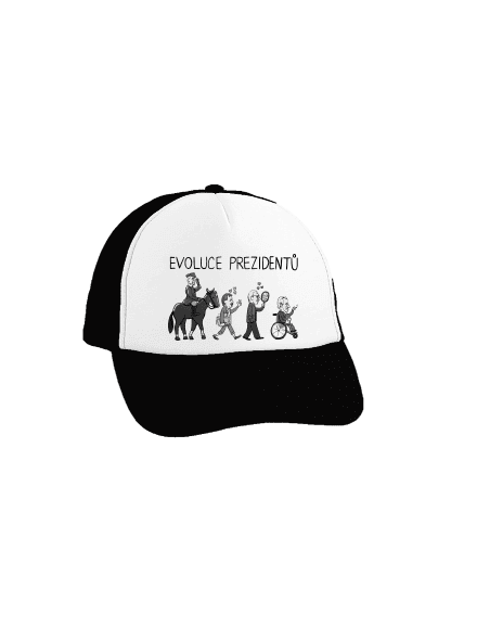 Evoluce prezidentů kšiltovka Black cap
