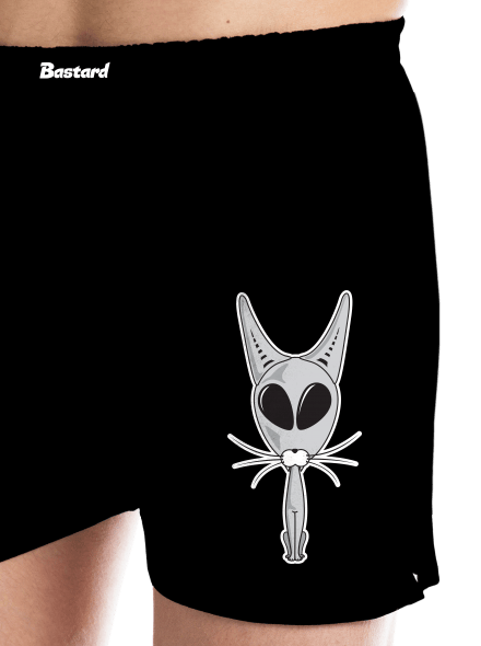 Mimozemská kočka pánské trenky  Black