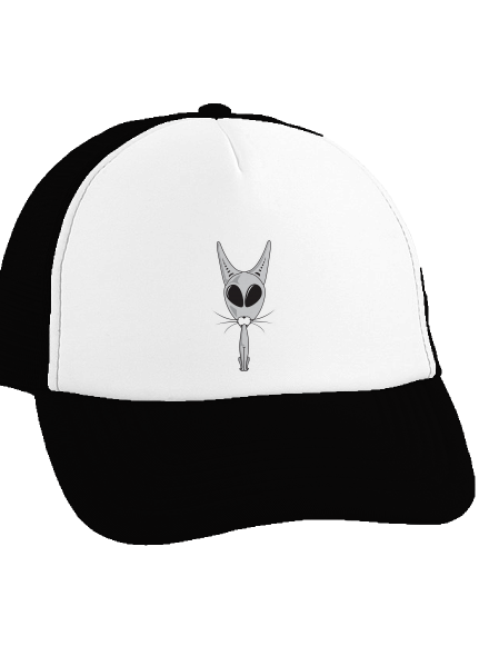 Mimozemská kočka kšiltovka  Black cap