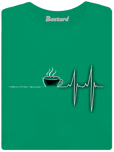 Coffee help dámské tričko Kelly Green Mal