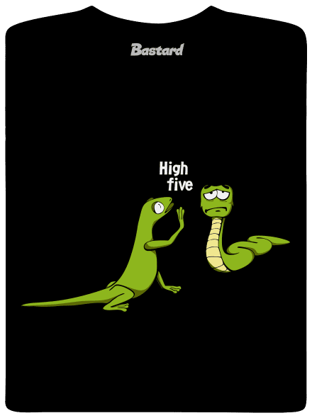 High Five dětské tričko Black