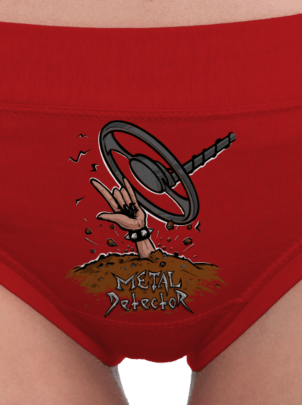 Metal detector dámské kalhotky Red Mal
