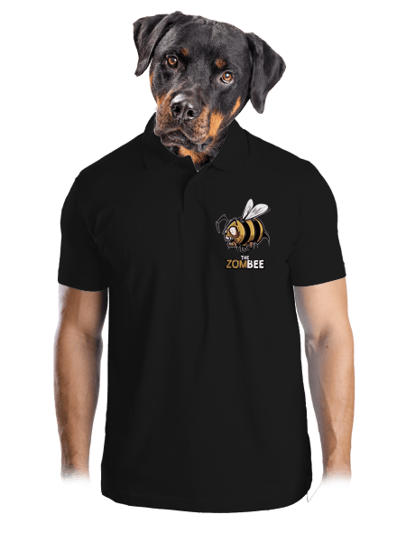 ZomBee - žlutá pánská polokošile Black