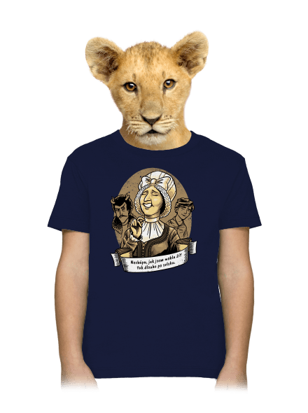 B14: Dorota Máchalová dětské tričko Navy