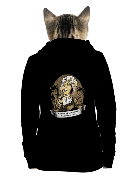 B14: Dorota Máchalová dámská mikina na zip Black