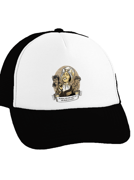 B14: Dorota Máchalová kšiltovka Black cap