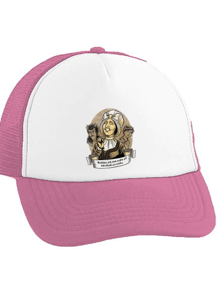 B14: Dorota Máchalová kšiltovka  Fluorescent Pink cap
