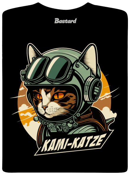 Kami-Katze dětské tričko Black